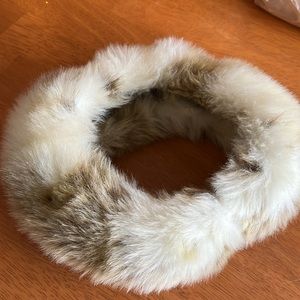 Preston and York faux fur leopard headband !